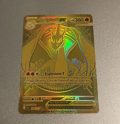 Mega charizard gold - charizard, ex