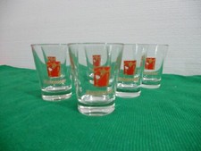 Tazzine caffe hausbrandt bicchierini vetro vintage 6