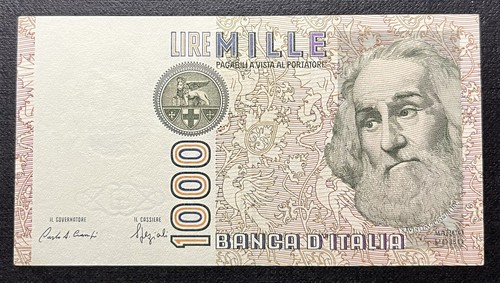 1000 lire marco - marco, serie