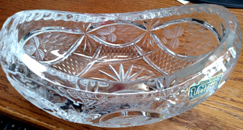 Bowl crystal rose ovale - bowl,