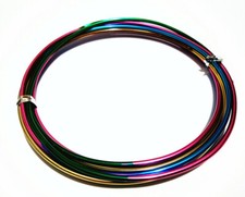 2mt filo alluminio wire 2mm multicolor per bijoux