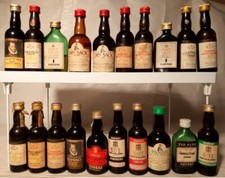 Vintage Liquori stock 96 mignon differenti di Sherry anni '60 Spagna Espana