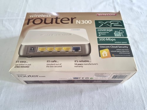 Modem router sitecom n300 - router, x2
