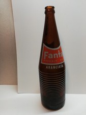 FANTA BOTTIGLIA ANNI 65" LITRO FAMIB MILANO VETRO SCURO