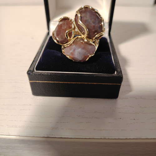 Anello bronzo con - in,
