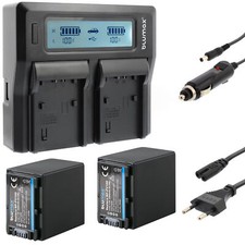 2x batteria + caricatore per