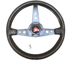 Volante sterzo fiat 500 pelle - volante,
