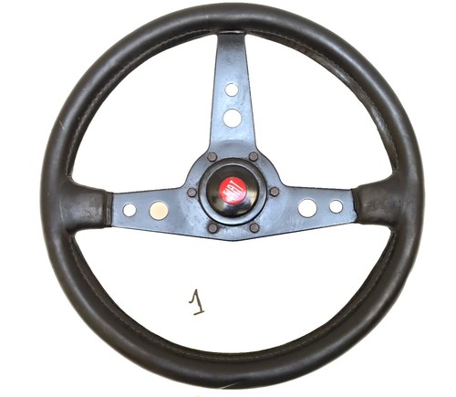 Volante sterzo fiat 500 pelle - sterzo,