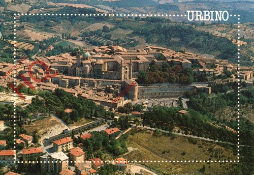 Picture postcard urbino view - picture,