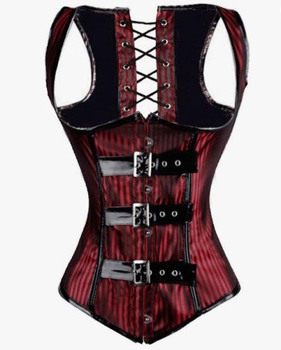 Corsetto donna nero rosso - corsetto,