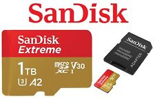 Scheda di memoria SanDisk 1TB Extreme microSDXC UHS-I con adattatore SD - 190MB/s