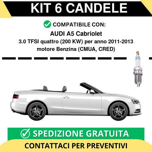 Kit candele per audi a5 - kit,