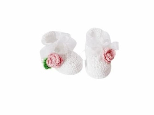 Scarpe bambina all uncinetto - scarpe,