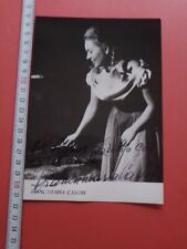 Biancamaria Casoni Foto Autografata Dedicata Signed  Autografo Opera Photo