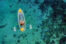 Kayak canoe trasparenti in policarbonato per vedere il fondale