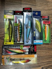 Lotto di 7 artificiali RAPALA originali – NUOVI - pesca spinning spigola in mare