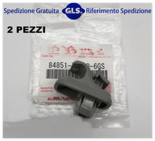 2 PZ Clip Gancio aletta parasole supporto grigio per Suzuki Jimny Grand Vitara