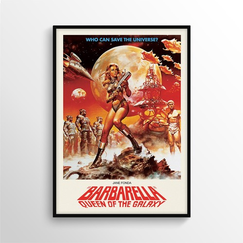 1968 barbarella poster film - poster,