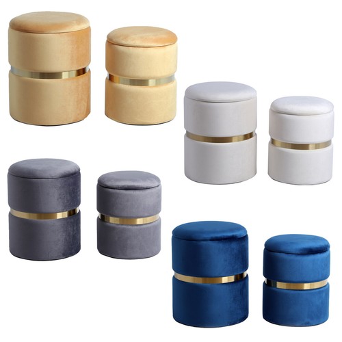 Set coppia pouf - set,