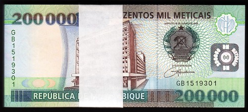 Mozambico 200000 meticais - mozambico,
