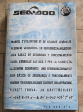 SEA DOO 219000410 BRP MANUEL MANUALE GUIDA ALLGEMEINE SICUREZZA