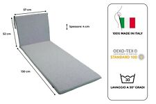 CUSCINO LETTINO PRENDISOLE MARE  LUNG cm.52+130 LARG 57 H 4 GRIGIO