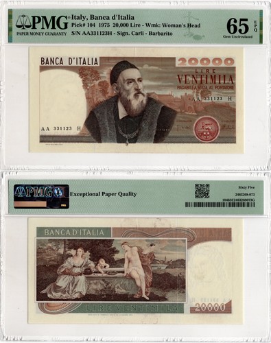Italia 000 lire tiziano - 20.000,