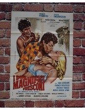 manifesto I DUE MAGNIFICI FRESCONI franco franchi ciccio ingrassia A16