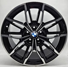 1 cerchio lega nuovo audi bmw mini mercedes r18 nero diamantato ls004783