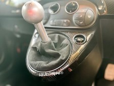 Leva Ingranaggio Abarth Carbon 500 595 Fiat Surround Serie 4 Fibra di Carbonio Originale