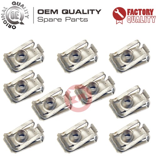 10pz piastrina clip - clip, vite