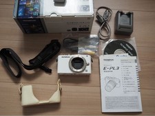 OLYMPUS PEN Lite E-PL3 fotocamera mirrorless obiettivo intercambiabile bianca...