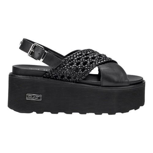 Cult sandalo platform nero con - cult,