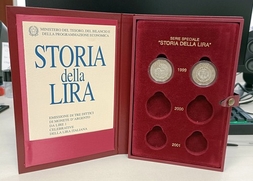 Dittico storia della lira - della, lira"
