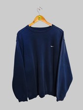felpa nike vintage blu navy