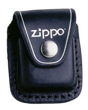 BORSA ZIPPO in vera pelle NERA!! Con CLIP e logo Zippo NUOVO IMBALLO ORIGINALE