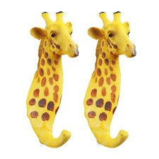  2pcs rustico giraffa testa