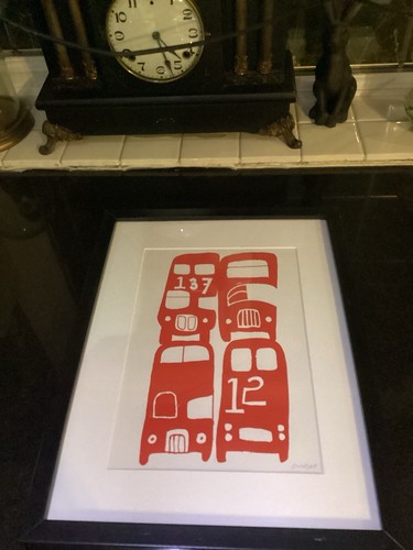 Quadro con cornice firmato