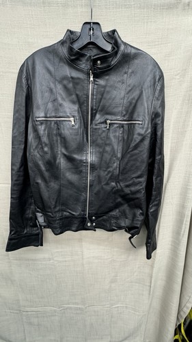 Vipa giacca pelle nera vera - vipa,