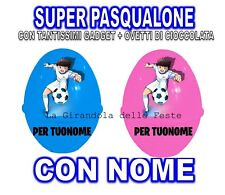 Holly e Benji SUPER PASQUALONE SORPRESONE UOVO DI PASQUA CONTENITORE BAMBINO