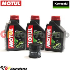 TAGLIANDO OLIO + FILTRO ORIGINALE MOTUL 5000 10W40 KAWASAKI 800 W 2012