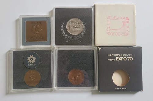 Medaglie 1970 osaka expo - osaka, con