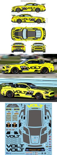 Ford mustang gt4 volt - 1/24,