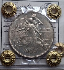 2 lire 1911 cinquantenario qFDC/FDC