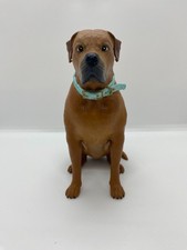 Ornamento mastino dipinto a