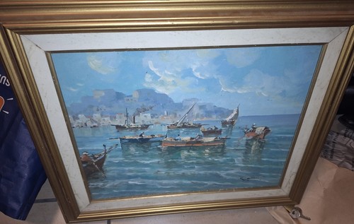 Dipinto olio tavola - dipinto, ad