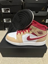 Air Jordan 1 Mid GS bianco