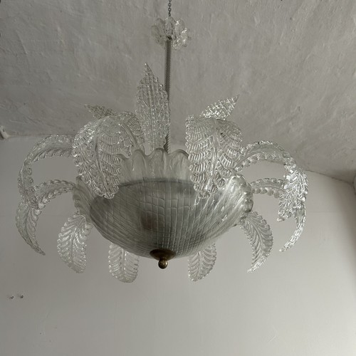 Grande lampadario foglie 40s - a,