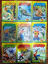 ZAGOR GLI ALBI A COLORI 1,2,3,4,6,7,8,31,32 - RISTAMPA STRISCE MERCURY 2000/2002