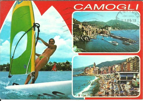 Camogli ragazza in - (genova),